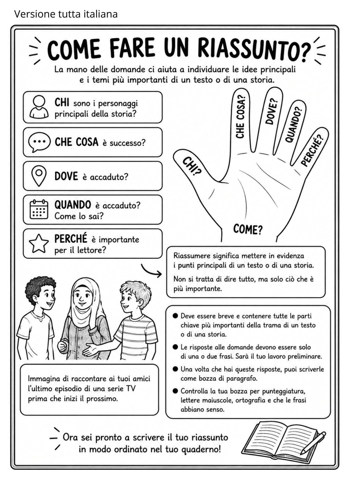 Attività guidata sul riassunto - anteprima 3