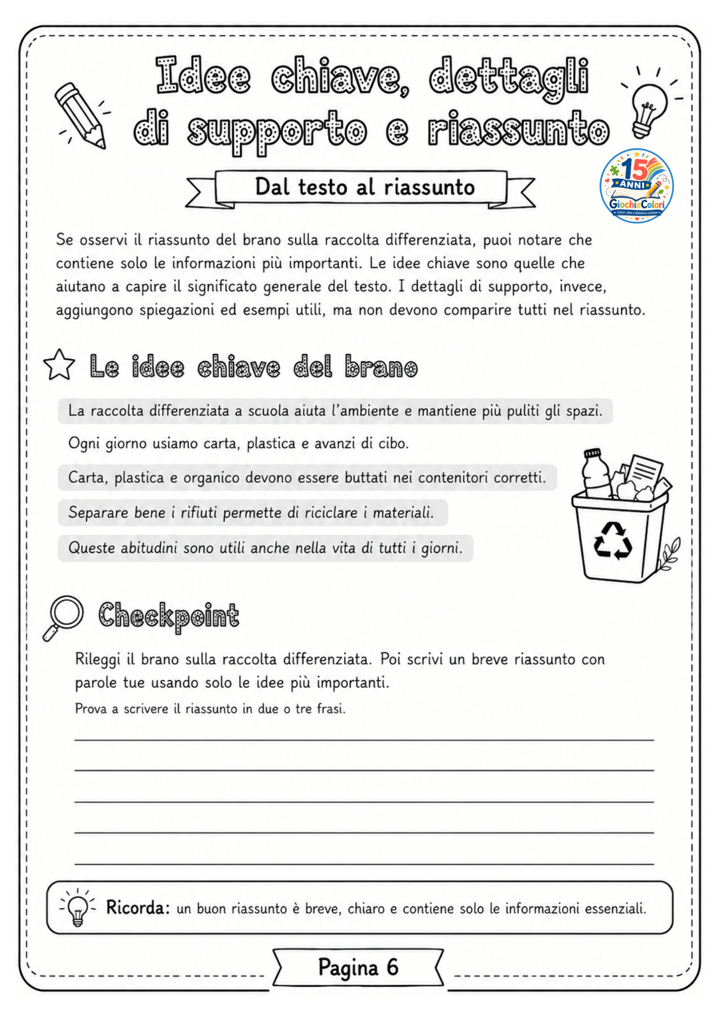 Checklist e guida alla revisione del riassunto - anteprima 9