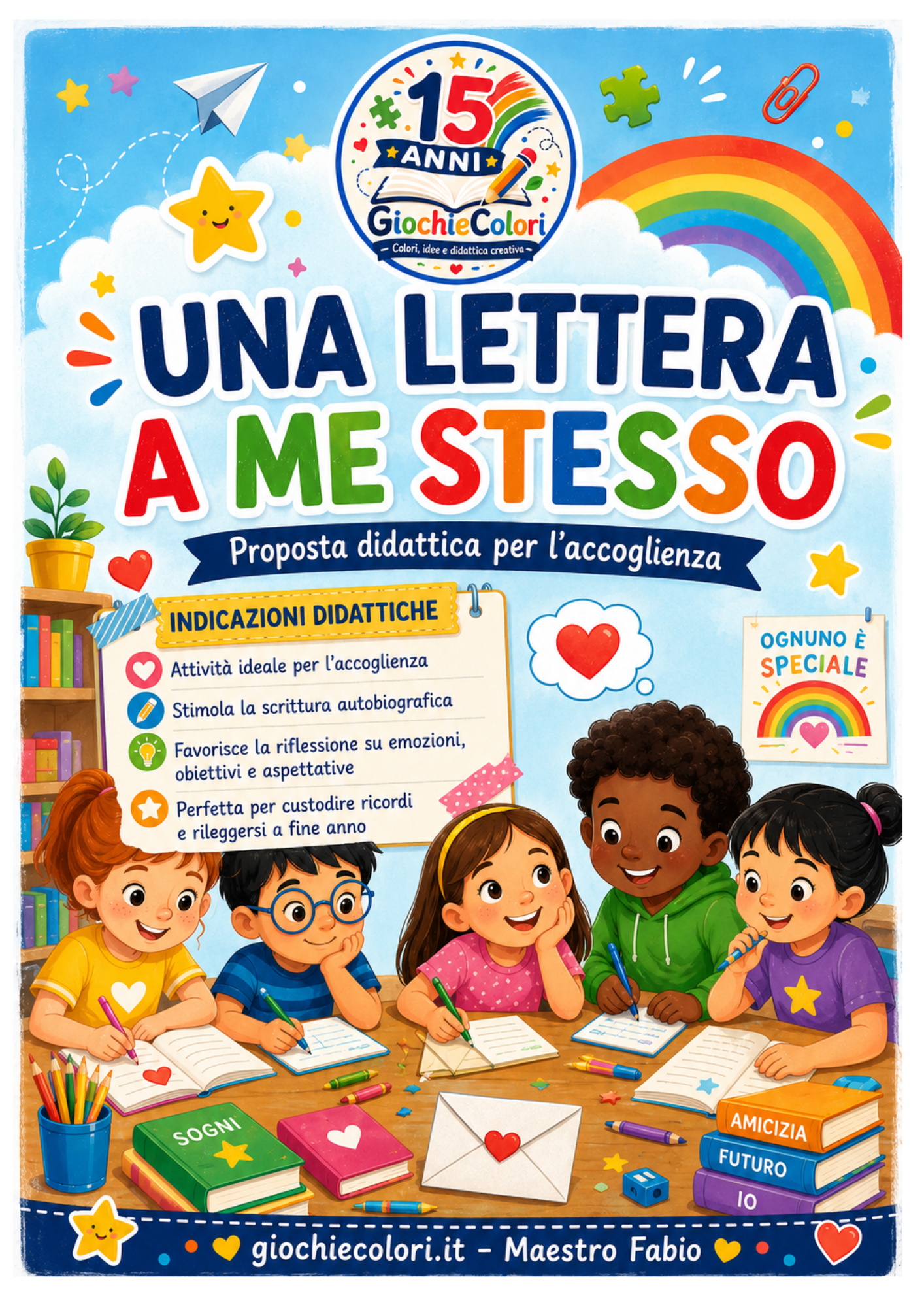 Anteprima scheda didattica Una lettera a me stesso 1