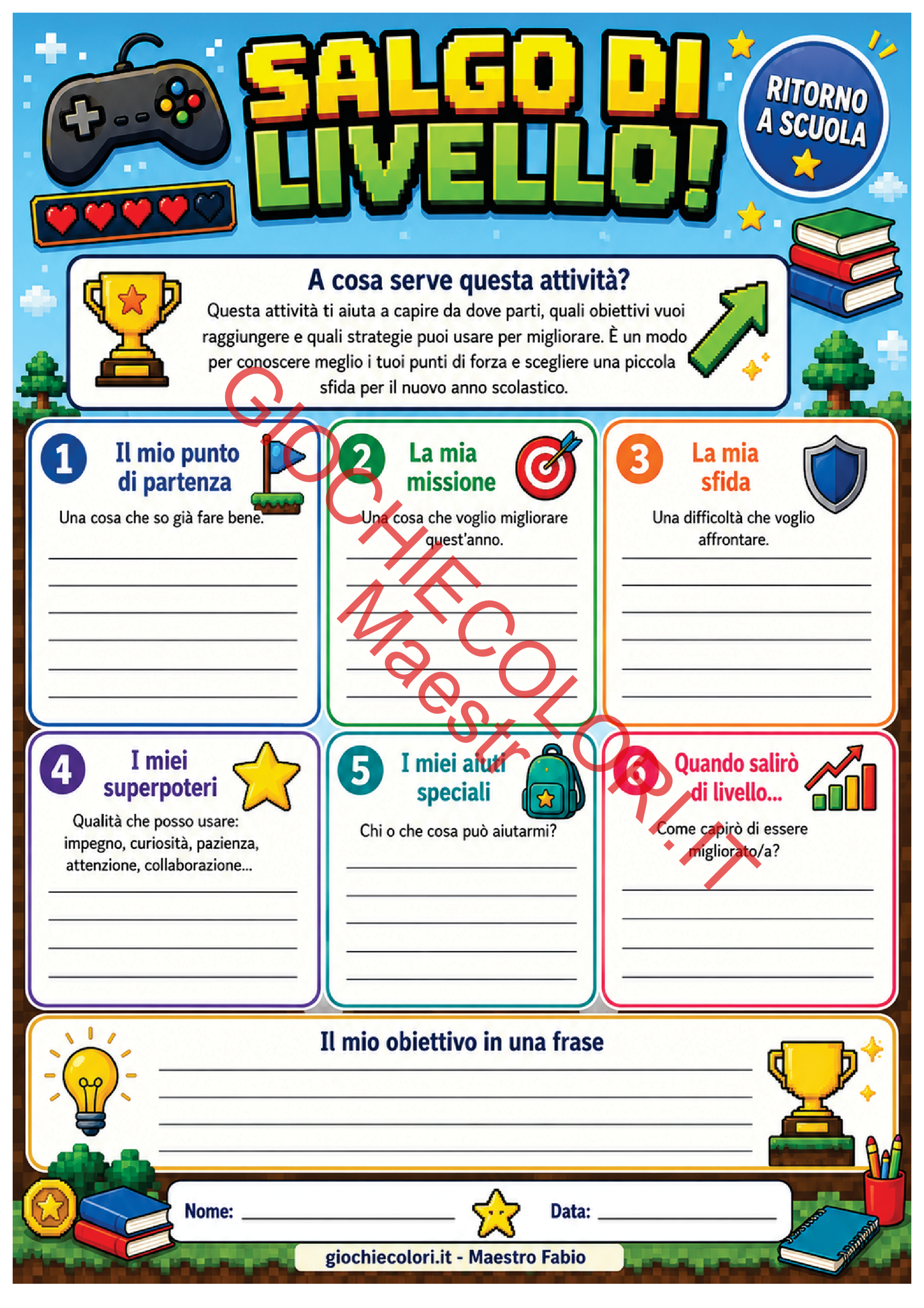 Anteprima scheda salgo di livello 10