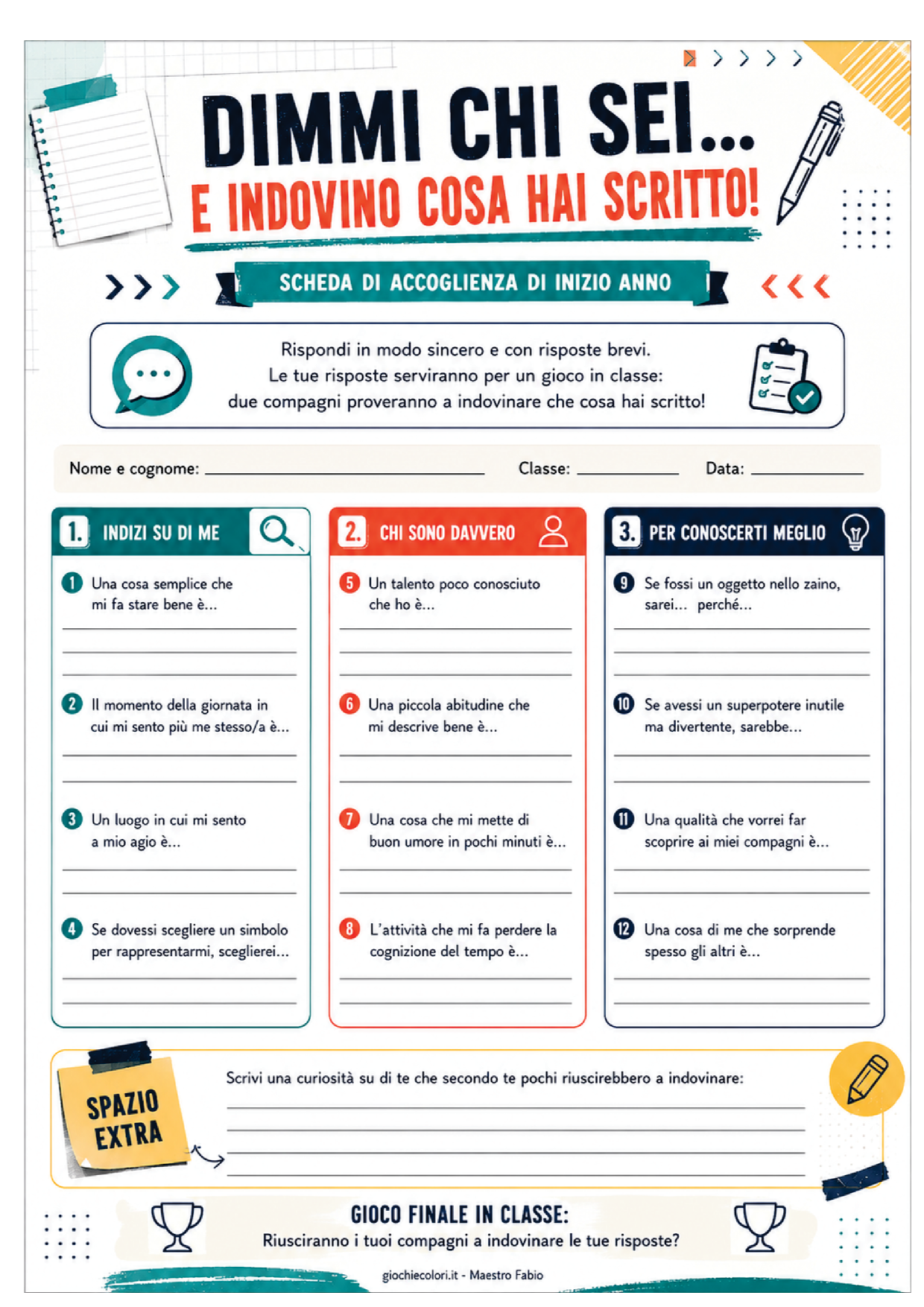 Anteprima Ritorno a scuola conosciamoci pagina 3