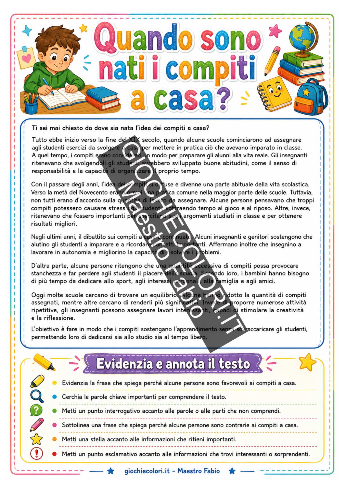 Attività di confronto e dibattito in classe