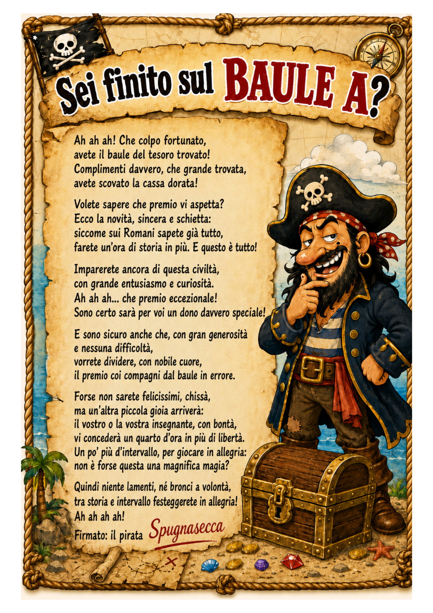 Anteprima del messaggio del Baule B