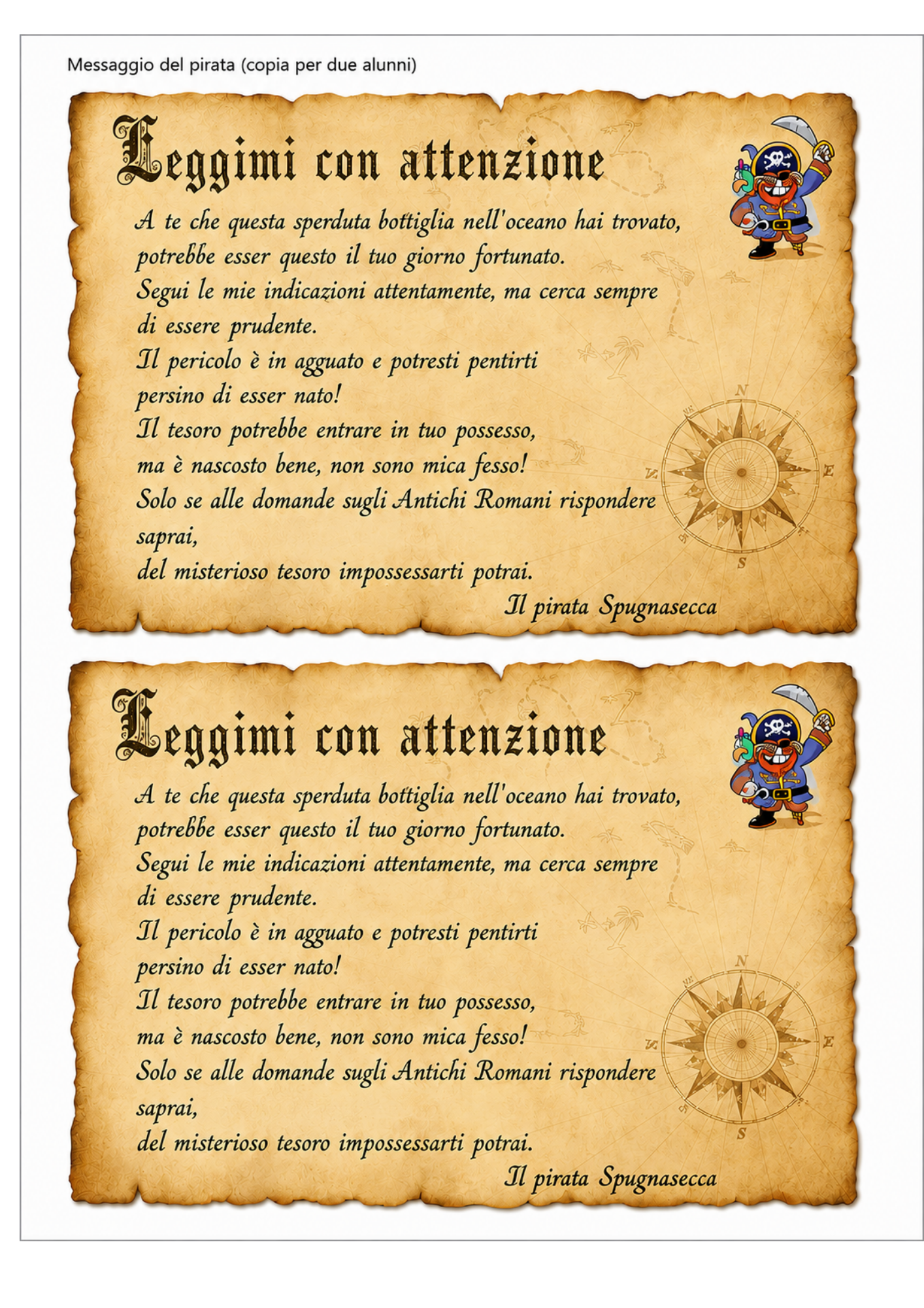 Giochi ed enigmi
