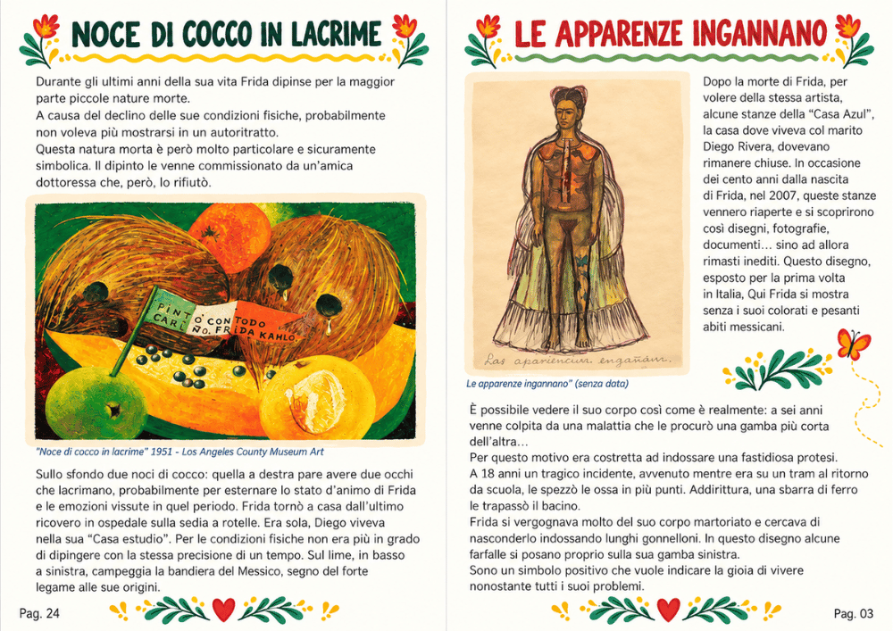 Anteprima pagina 3 del libretto Frida Kahlo