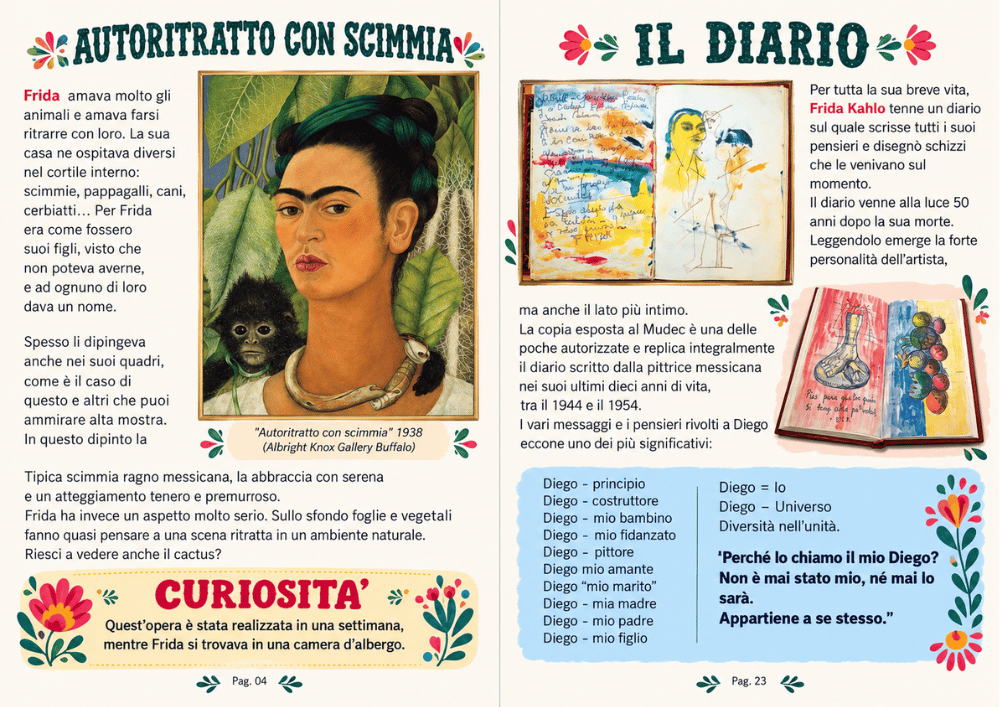 Anteprima pagina 4 del libretto Frida Kahlo