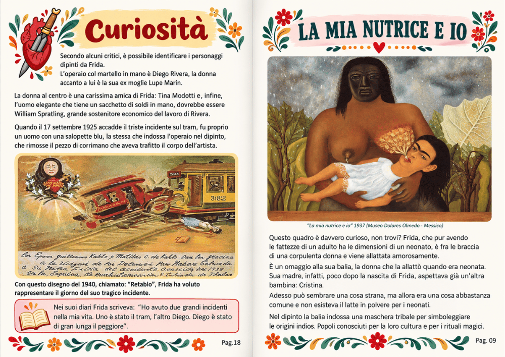 Anteprima pagina 9 del libretto Frida Kahlo