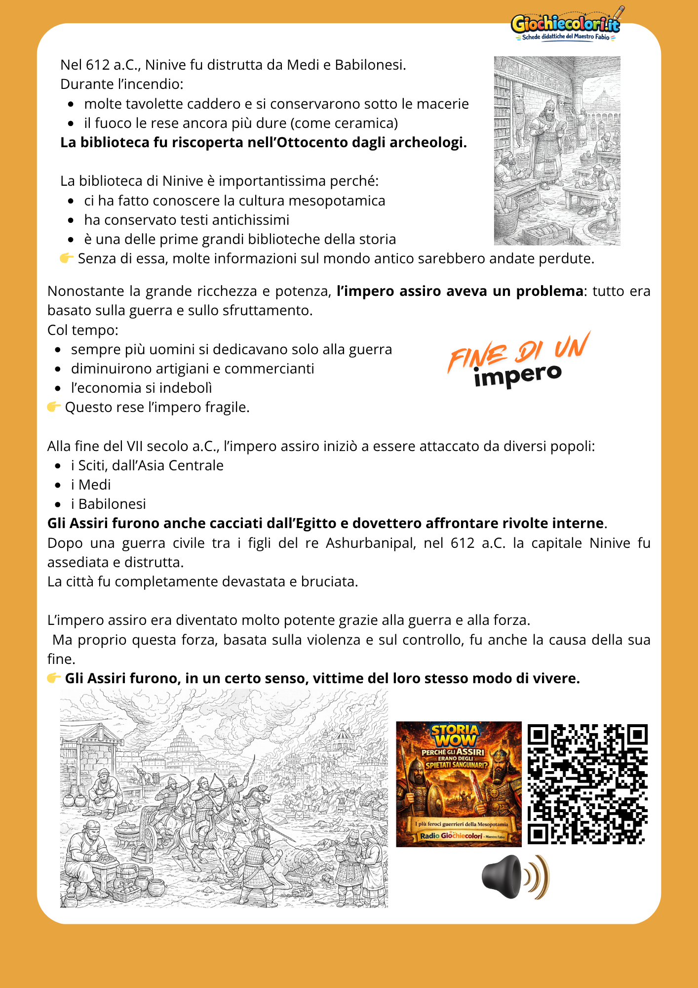 Anteprima pagina 7 del percorso sugli Assiri