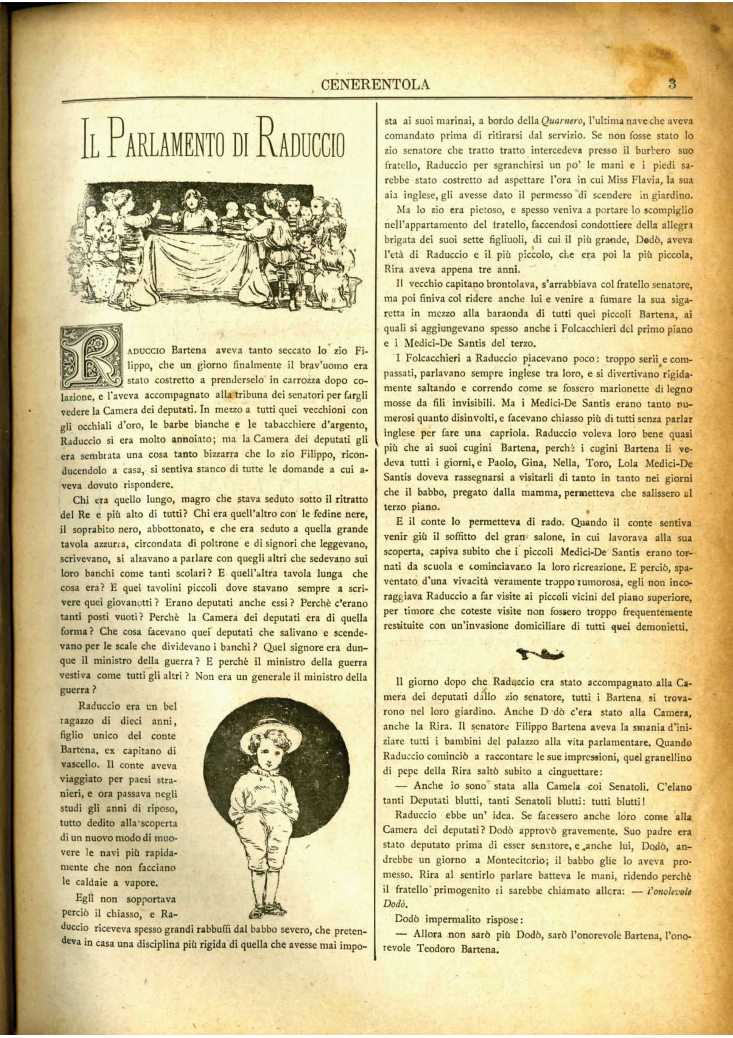 Anteprima pagina 4 del giornale per fanciulli Cenerentola