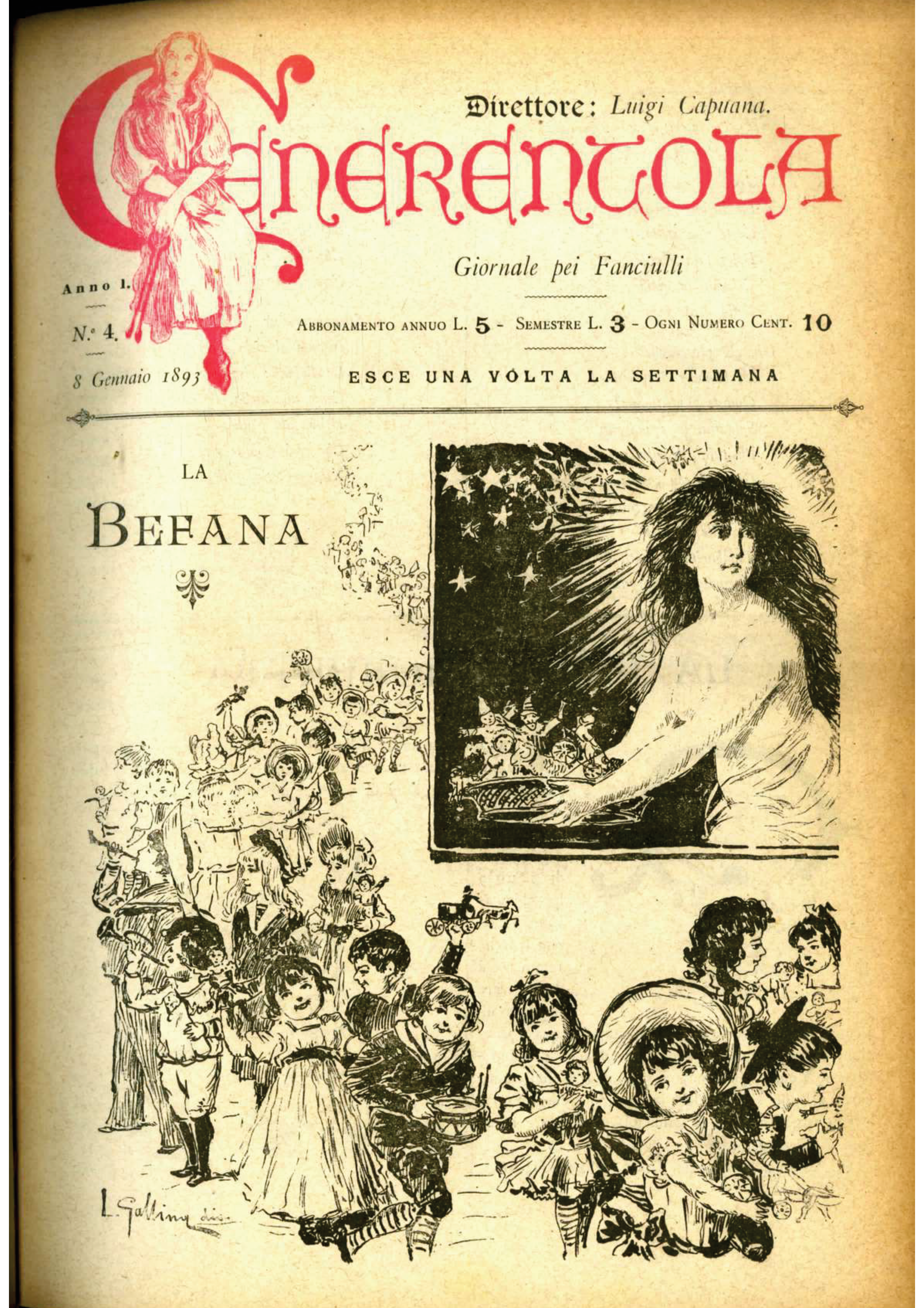 Anteprima pagina 9 della rivista Cenerentola del 1893