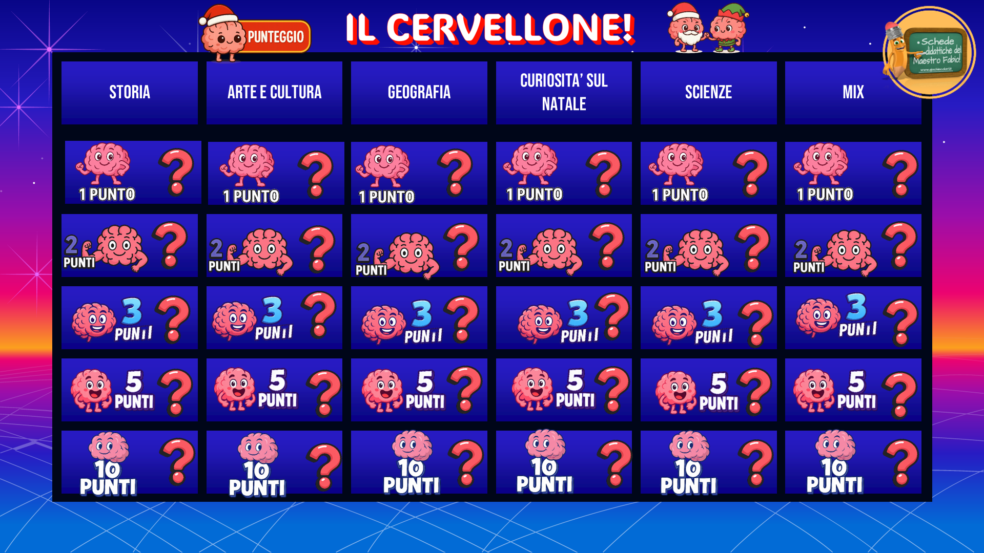 Copertina Il Cervellone la grande sfida di Natale per bambini