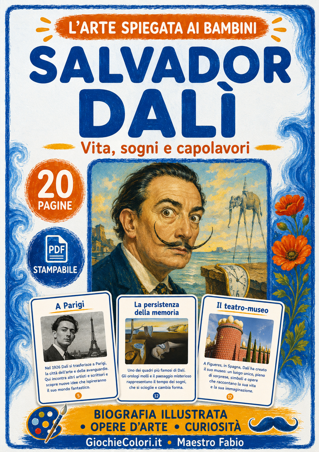 Salvador Dalí biografia illustrata per bambini