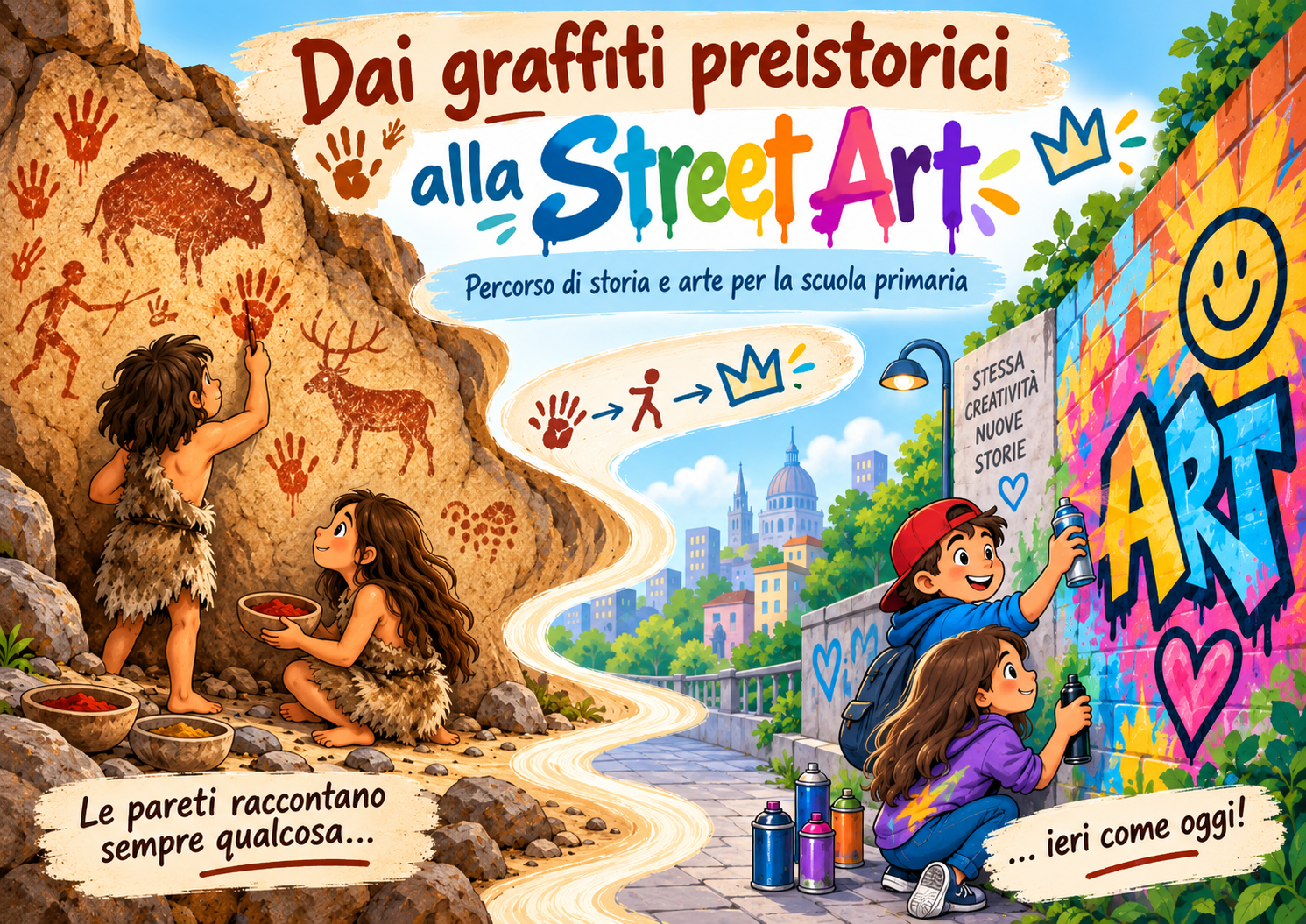 Dai graffiti preistorici alla Street Art - percorso di Storia e Arte per la scuola primaria