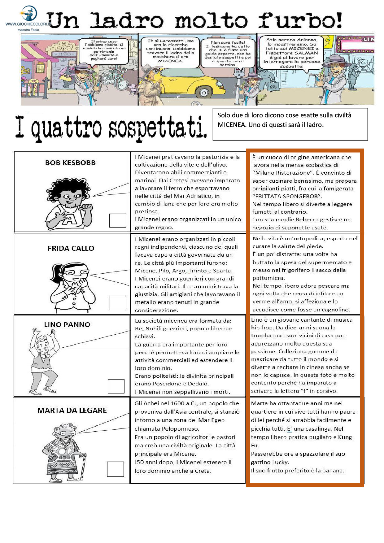 Sospettati verifica civiltà micenea