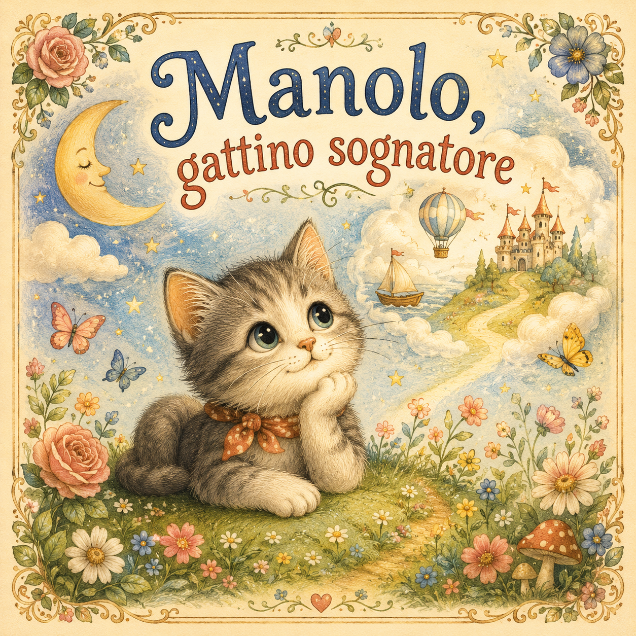 Manolo gattino sognatore