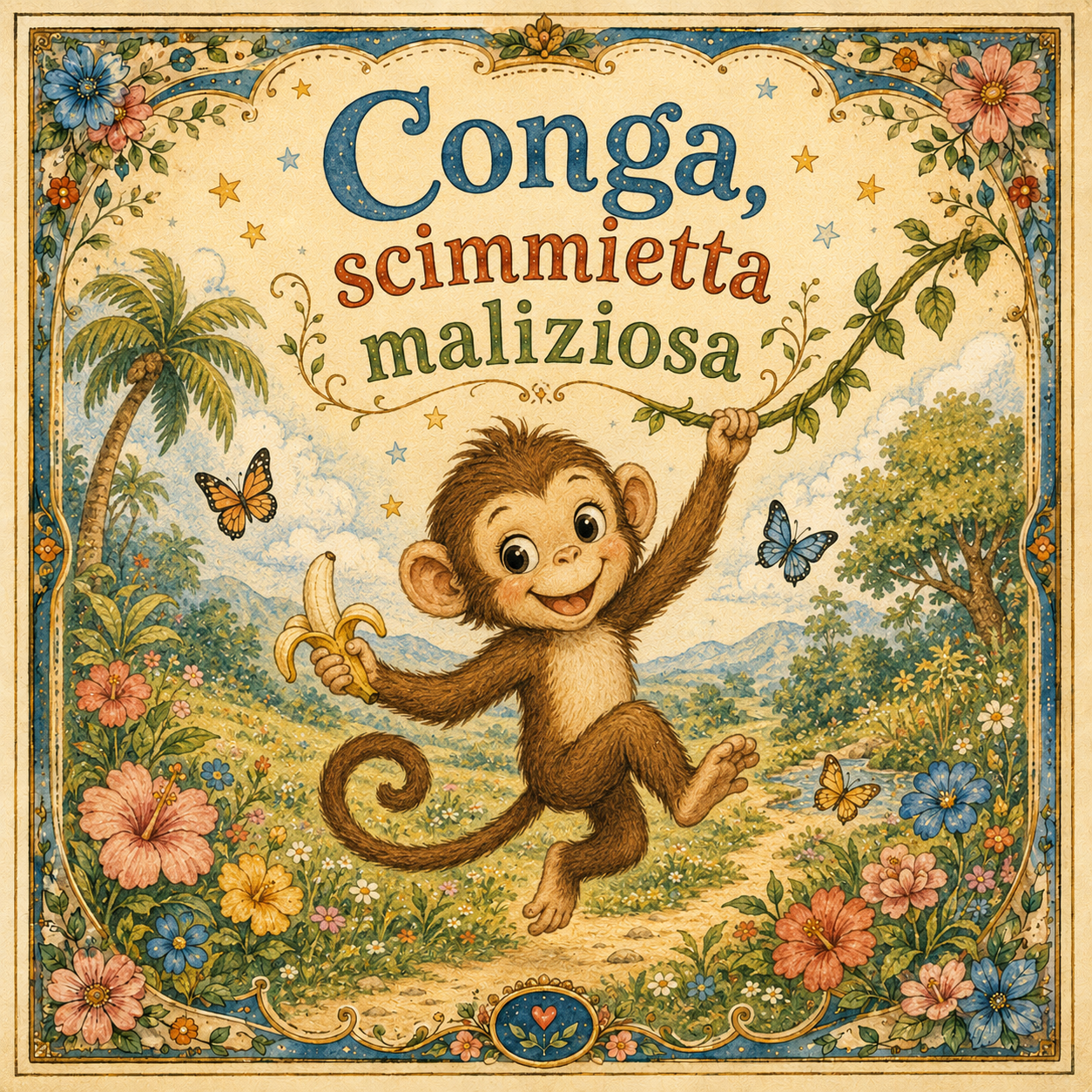 Copertina Conga scimmietta maliziosa