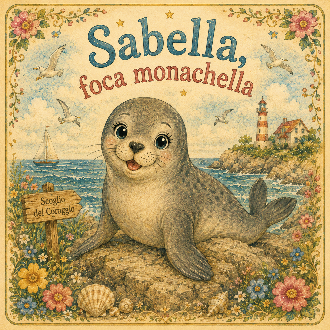 Copertina Sabella, foca monachella
