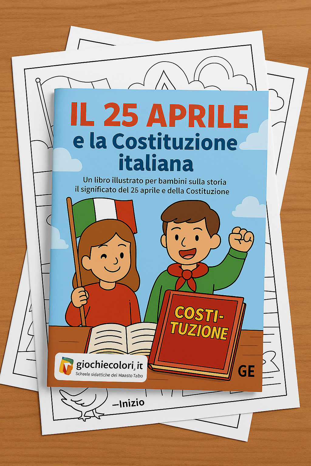 Copertina libro 25 aprile