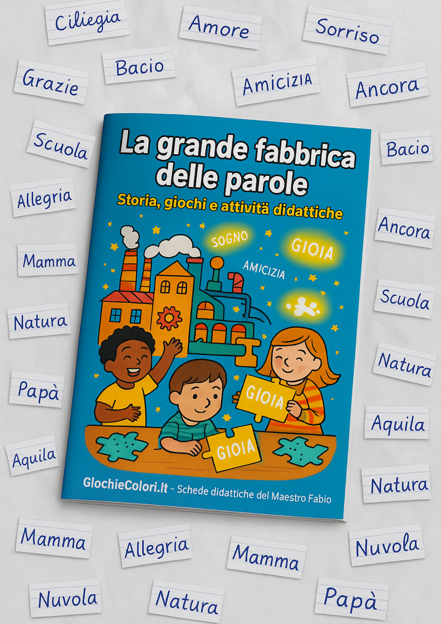 Copertina libro La grande fabbrica delle parole