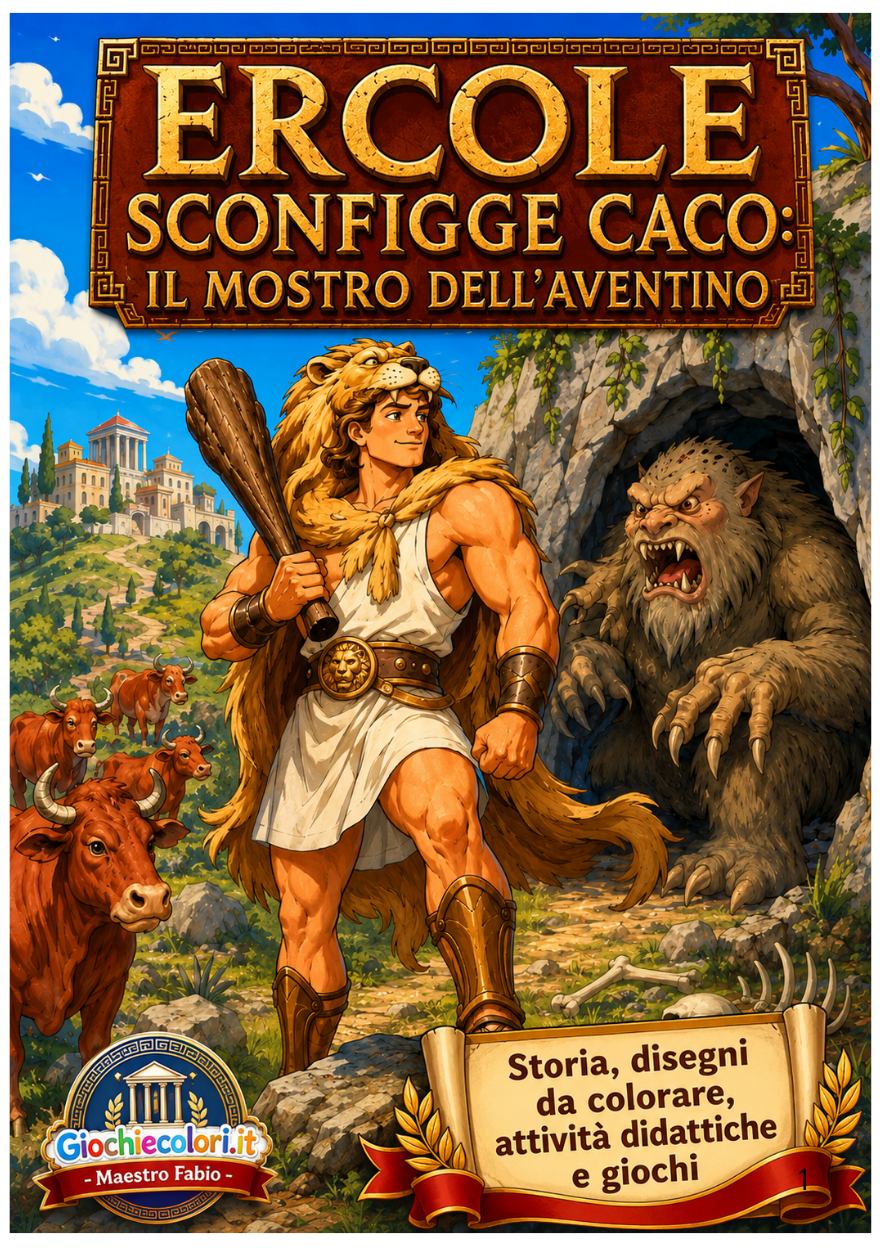 Anteprima pagina 1 libretto Ercole e Caco