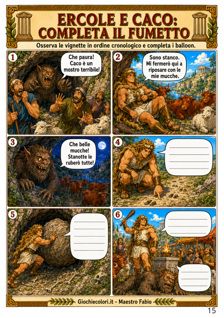 Anteprima pagina 8 libretto Ercole e Caco