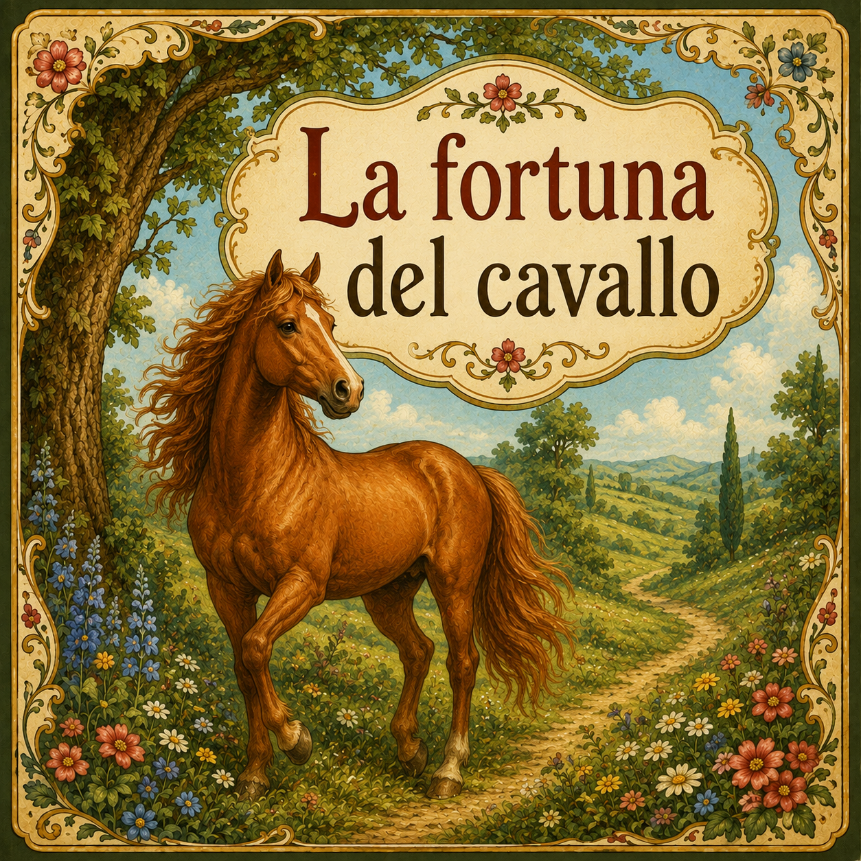 Copertina della favola La fortuna del cavallo