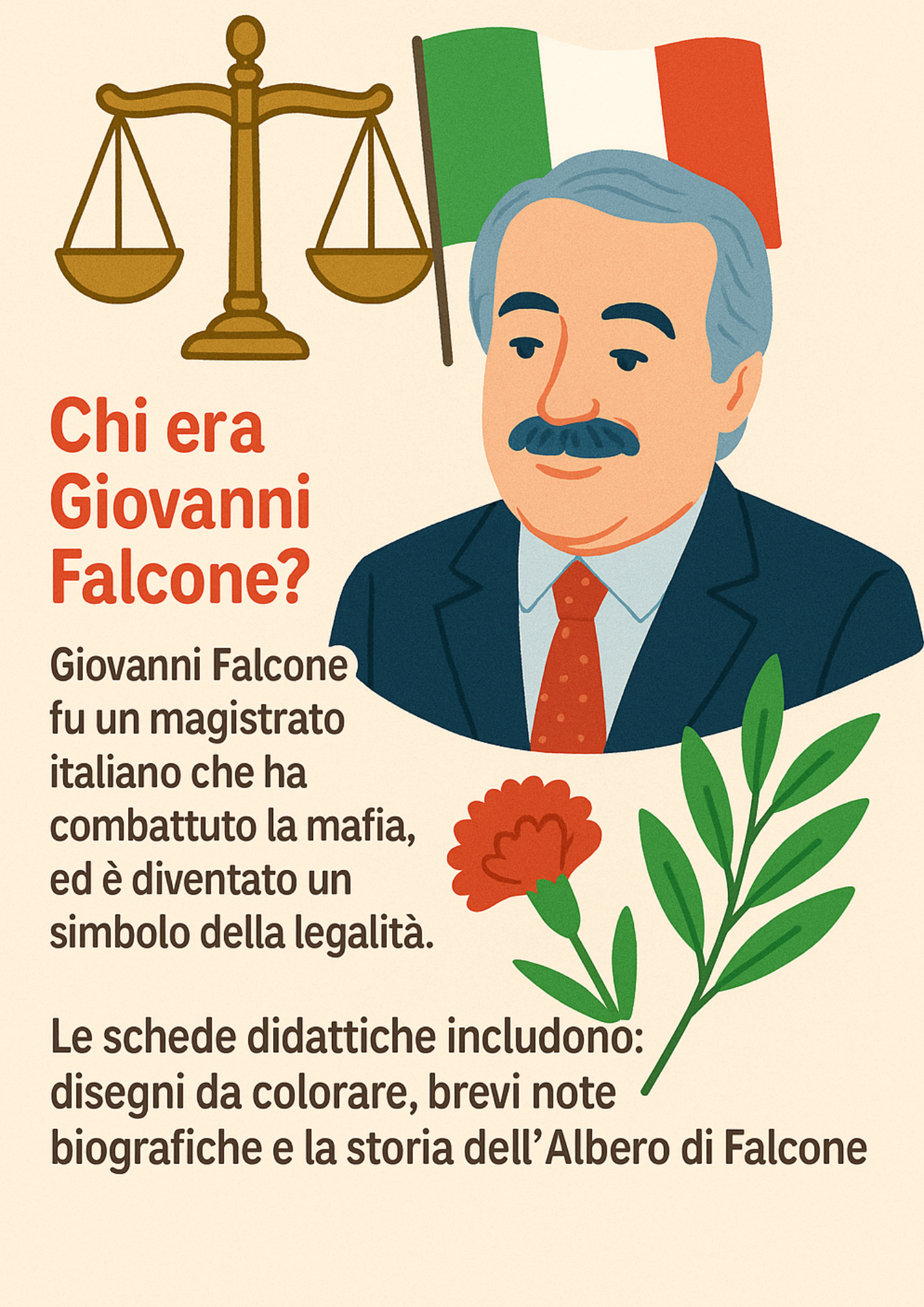 Retro libro Falcone