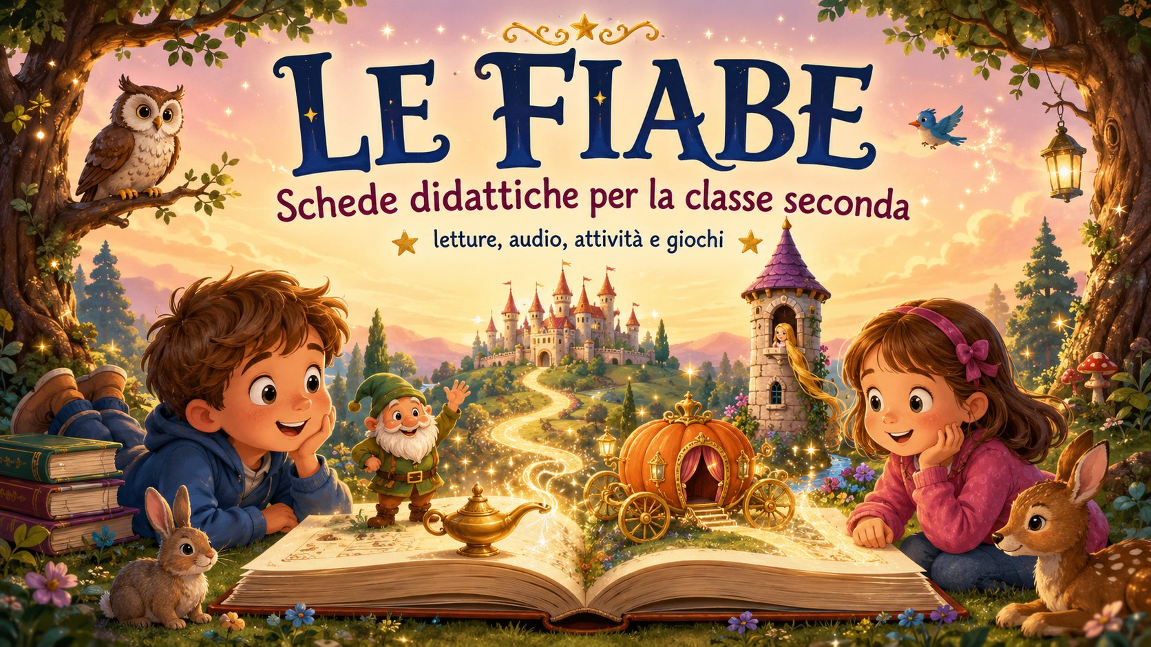 Le fiabe - schede didattiche, audio e attività per la scuola primaria
