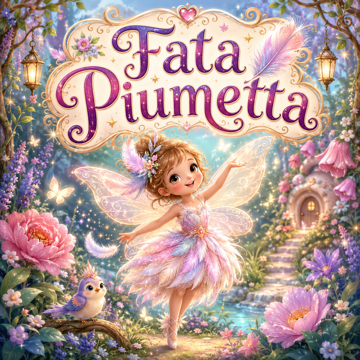 Copertina racconto audio Fata Piumetta
