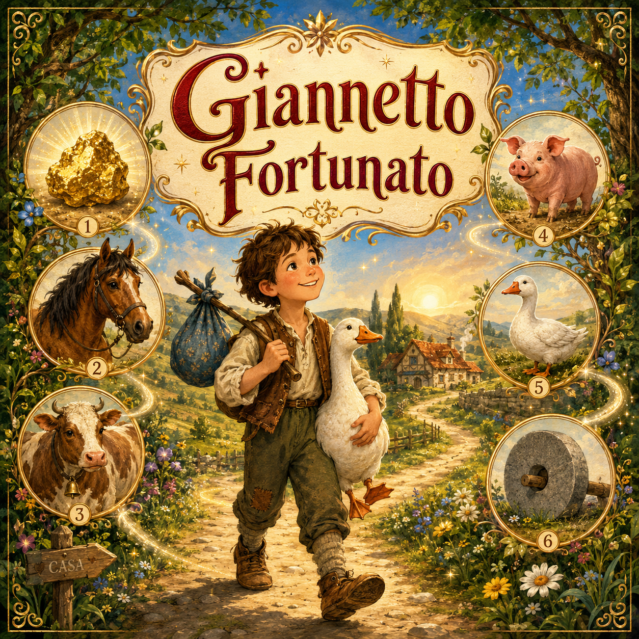 Copertina racconto audio Giannetto Fortunato