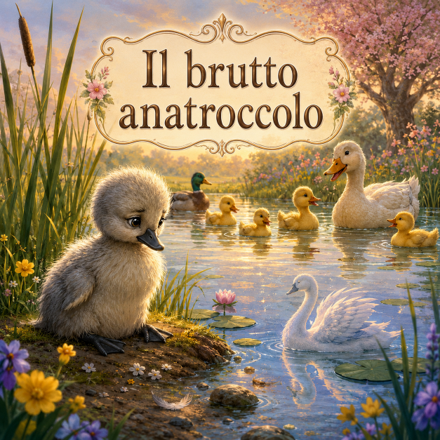 Copertina racconto audio Il brutto anatroccolo