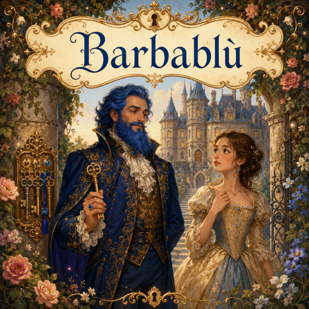 Copertina fiaba Barbablù