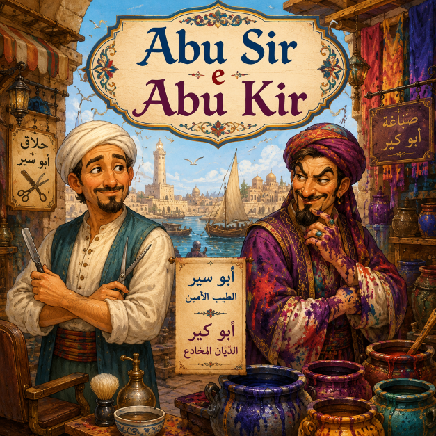 Copertina fiaba Abu Sir e Abu Kir