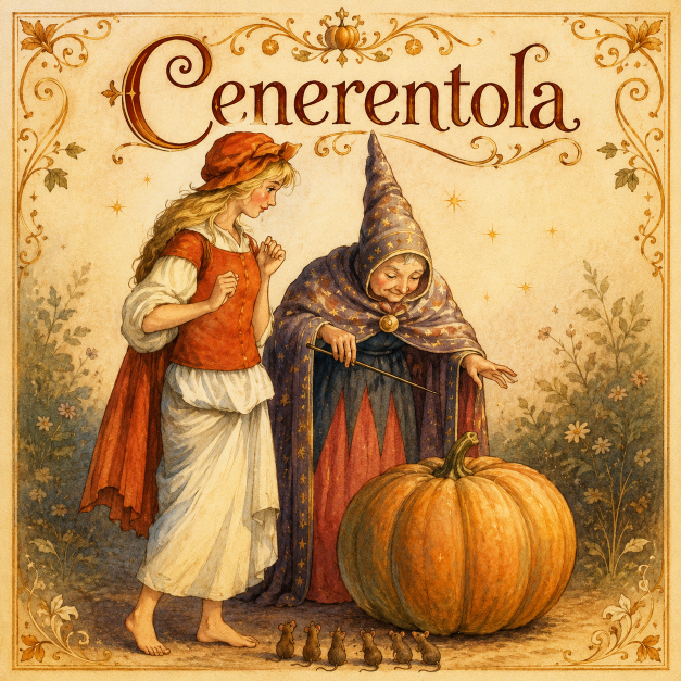 Copertina fiaba Cenerentola