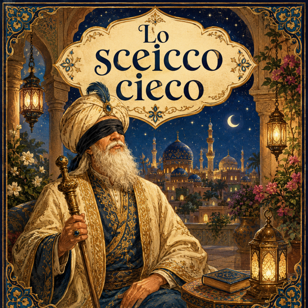 Copertina fiaba Lo sceicco cieco