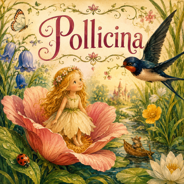 Copertina fiaba Pollicina