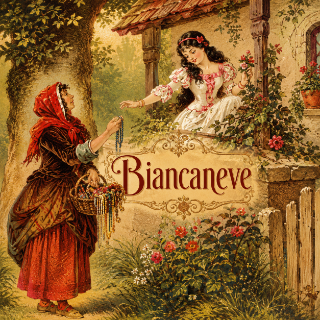Copertina fiaba Biancaneve e i sette nani