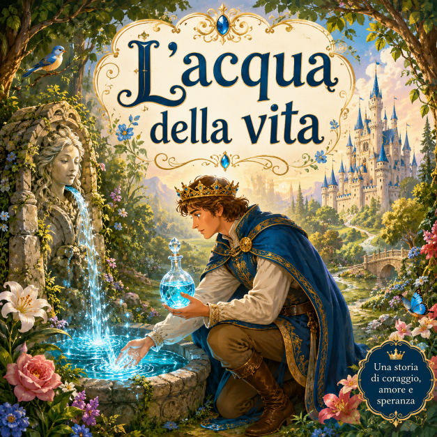 Copertina fiaba L'acqua della vita