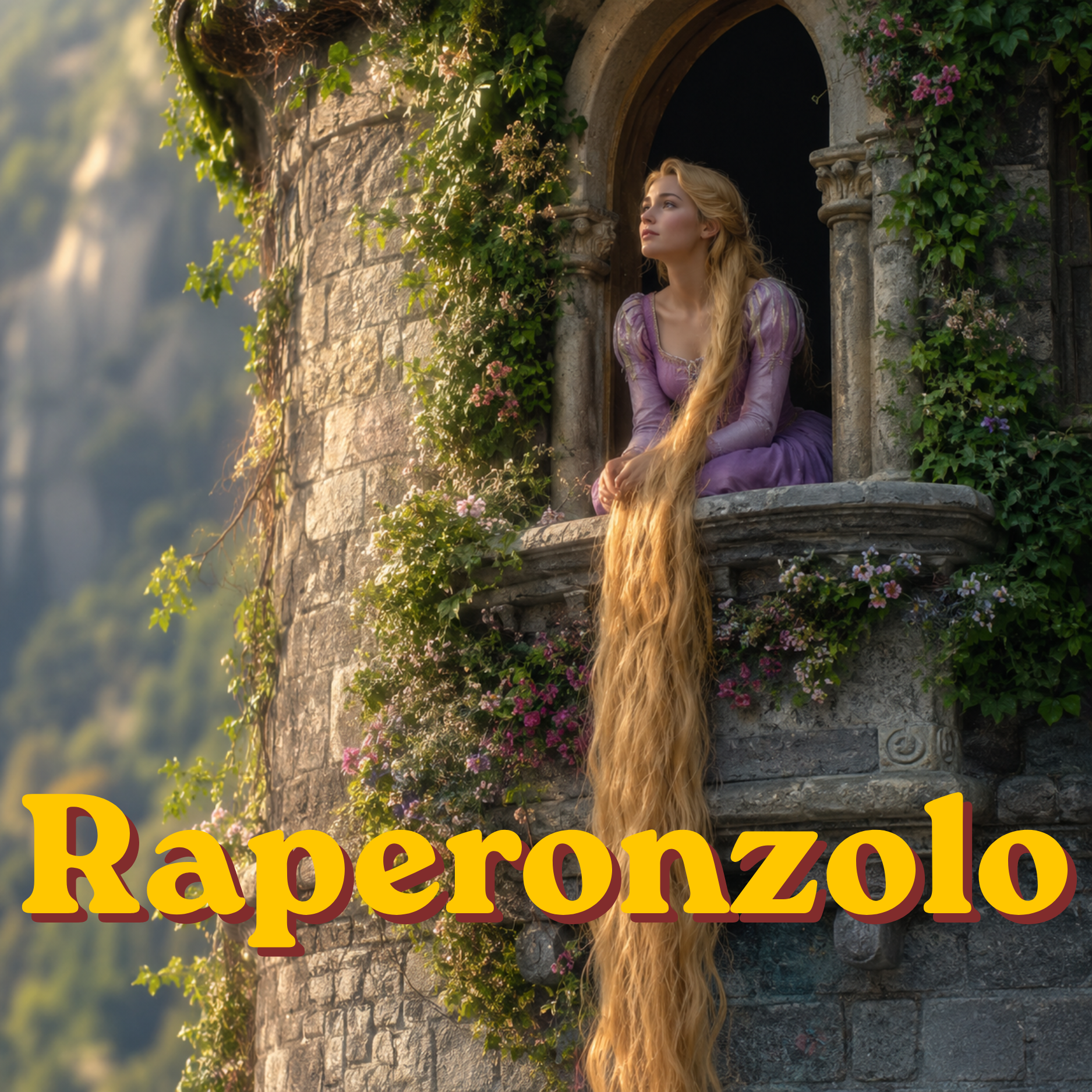 Copertina della fiaba Raperonzolo