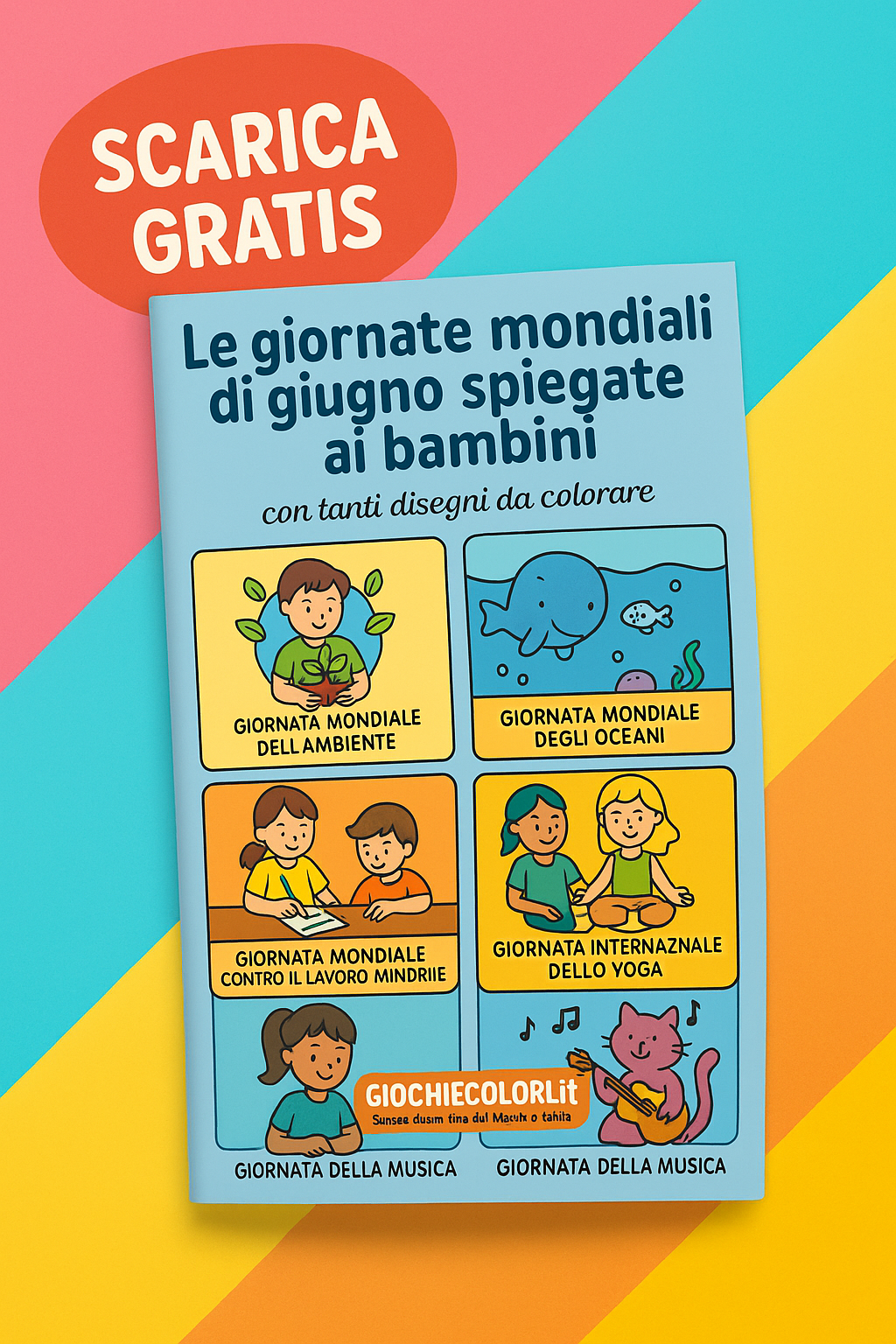 Copertina libro giornate mondiali di giugno
