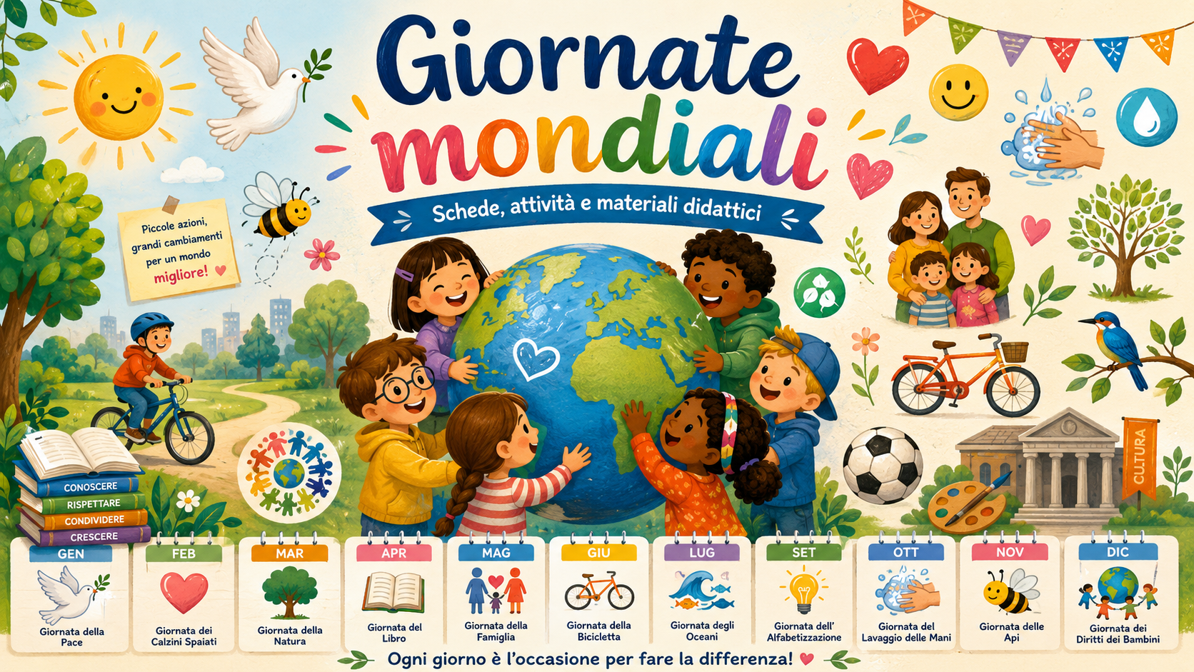 Giornate mondiali - schede, attività e materiali didattici