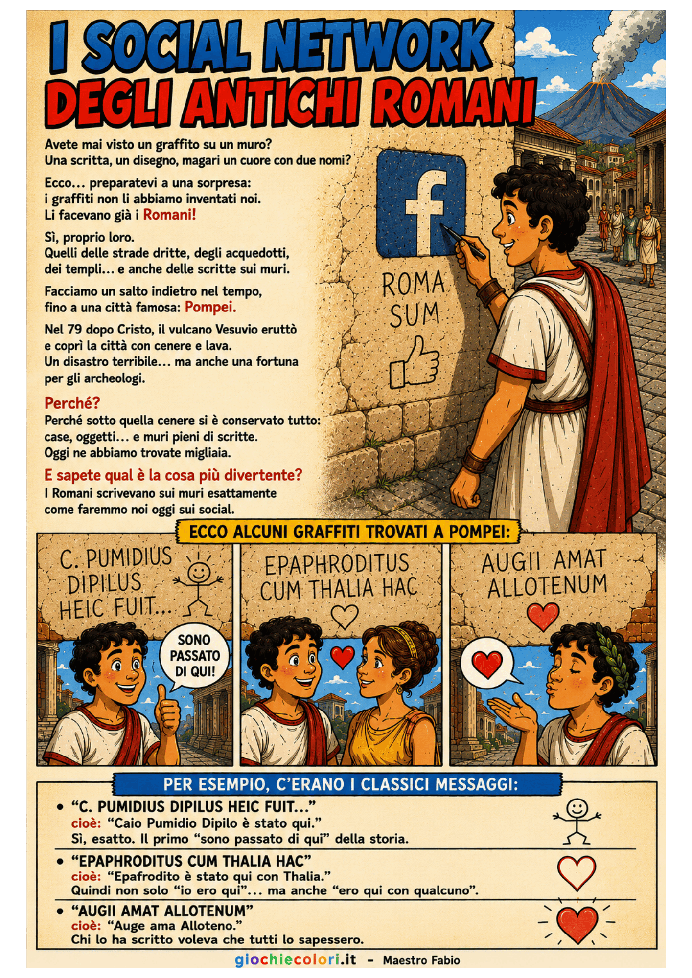 Anteprima scheda 1 graffiti antichi Romani