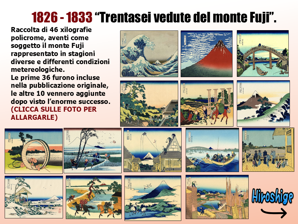 Anteprima 2 della presentazione didattica su Hokusai e Hiroshige