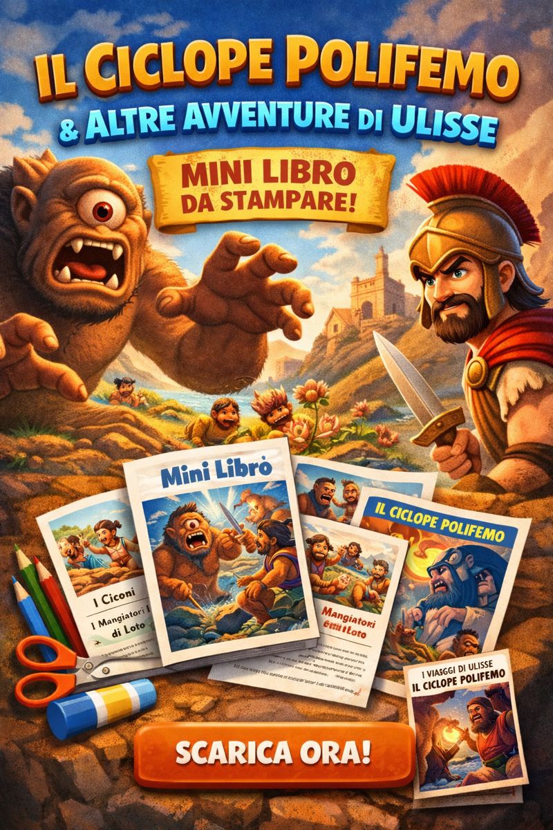 Il Ciclope Polifemo – mini libro