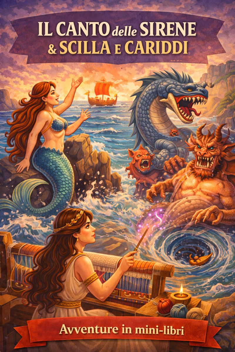 Sirene / Scilla e Cariddi – mini libro