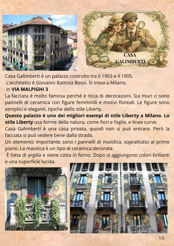 Anteprima pagina 14 Casa Guazzoni Milano Liberty