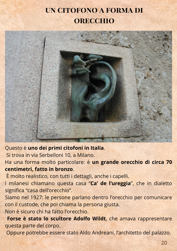 Anteprima pagina 16 citofono a forma di orecchio Casa Sola Busca
