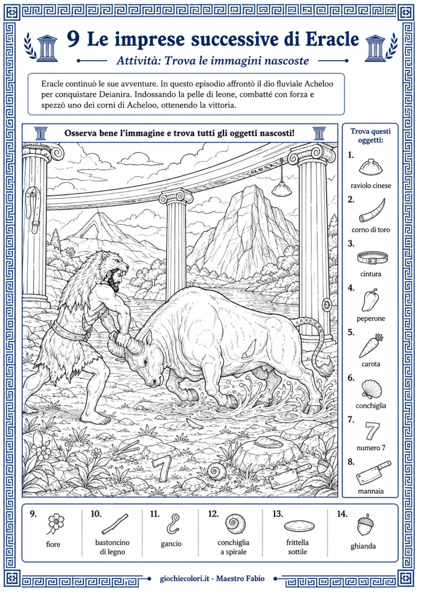 Anteprima mito greco libro gioco antichi Greci 13