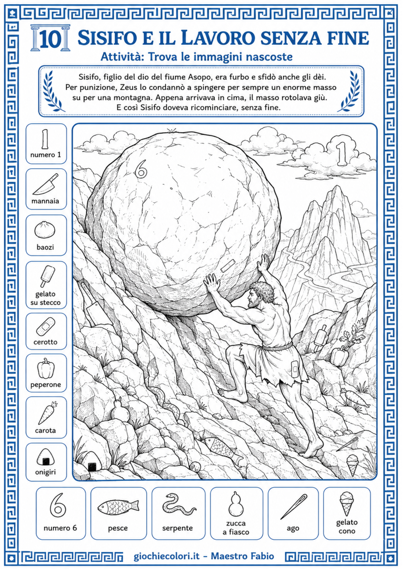 Anteprima mito greco libro gioco antichi Greci 14
