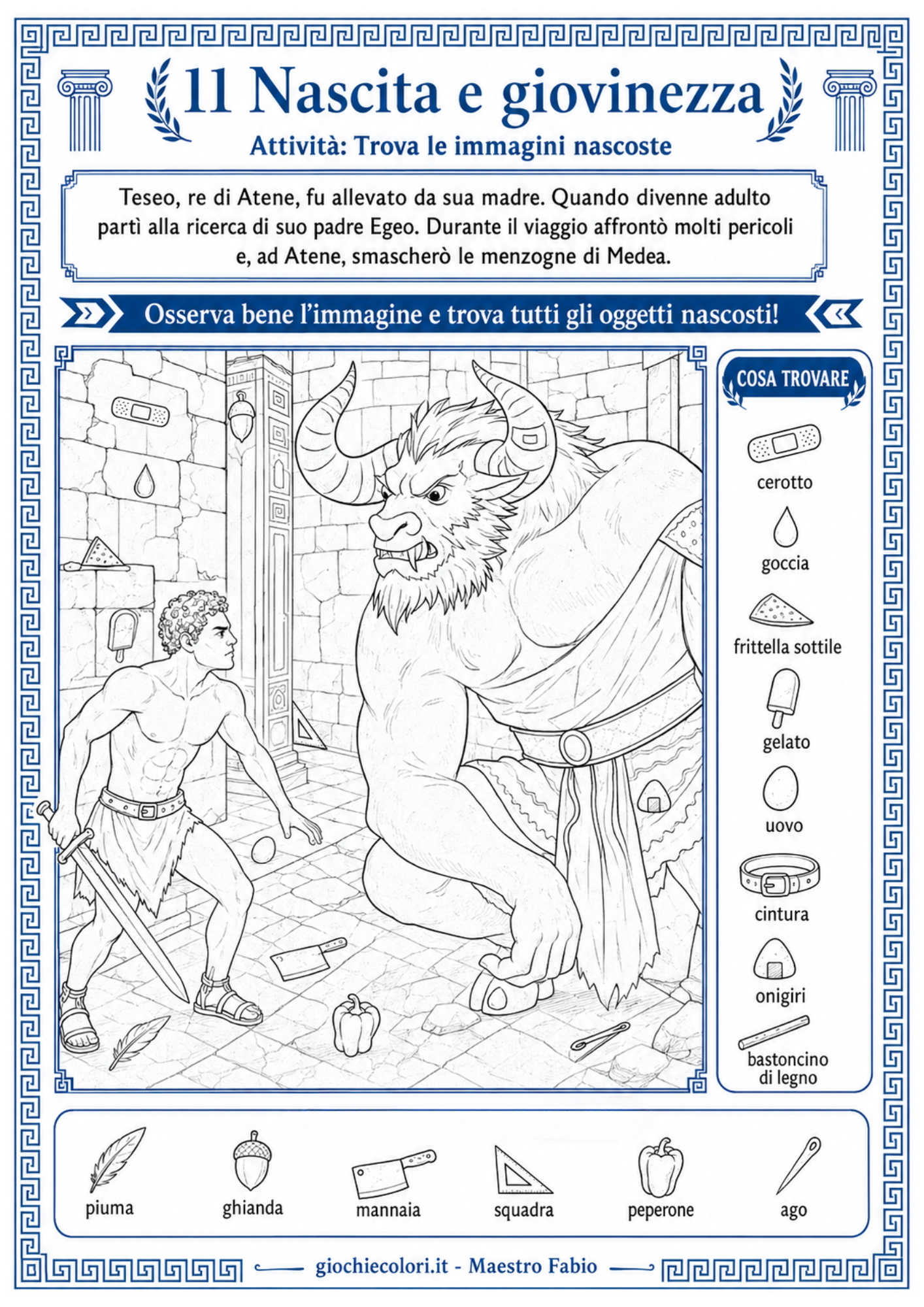 Anteprima mito greco libro gioco antichi Greci 15
